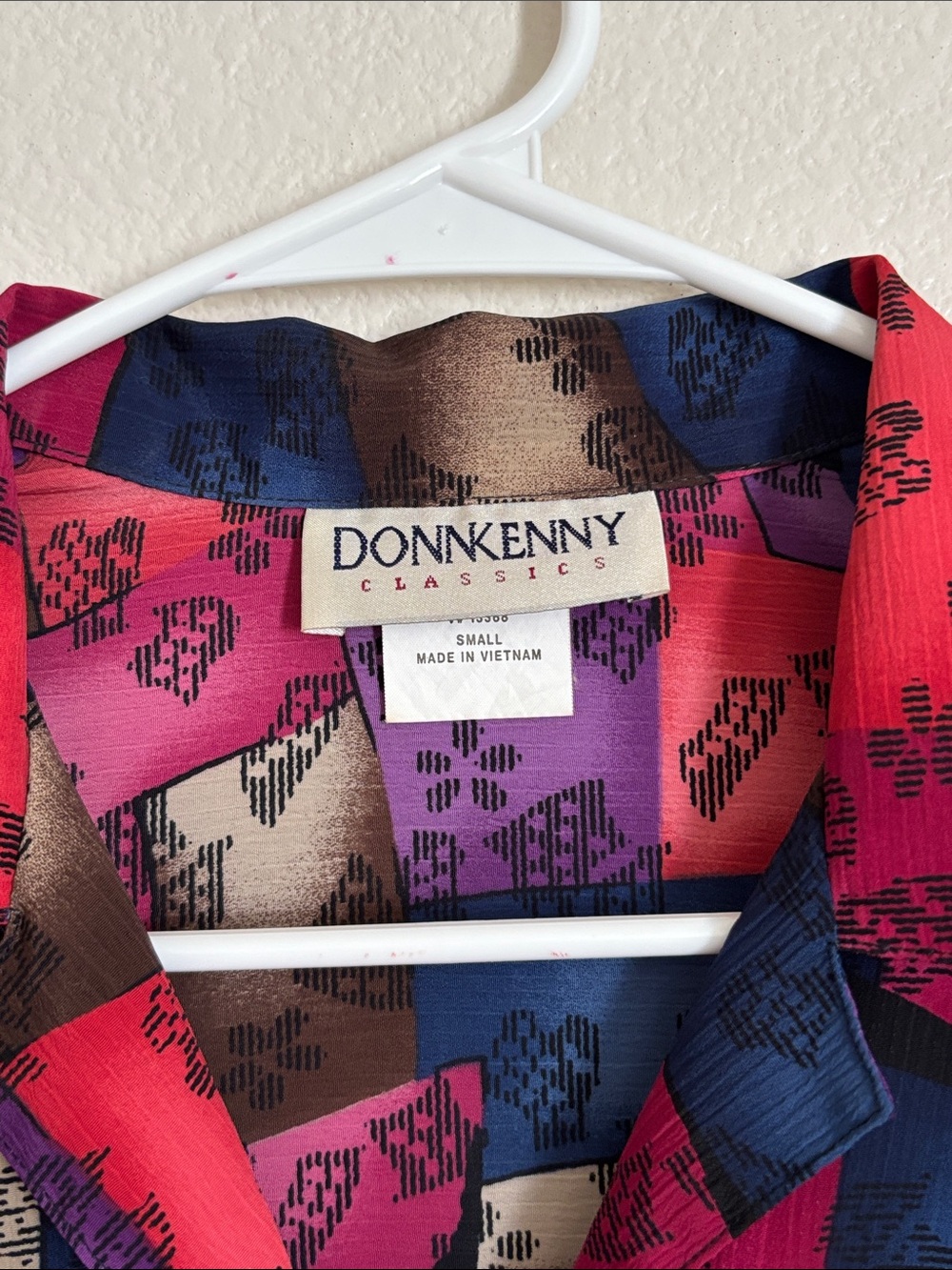 Donnkenny Classics Short Sleeve Colorful Dress Jacket Size Small - Picture 2 of 5